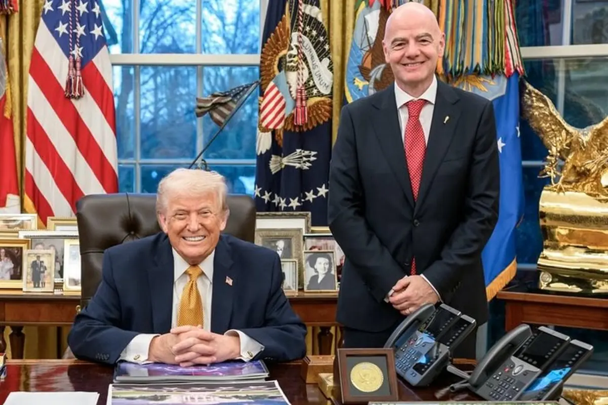 Trump chiama Infantino: Italia ai Mondiali al posto dell'Iran 26 Trump e Infantino alla Casa Bianca