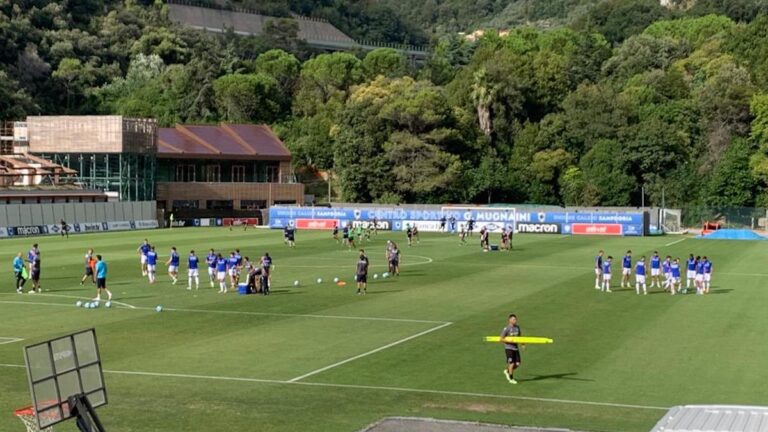 allenamento sampdoria