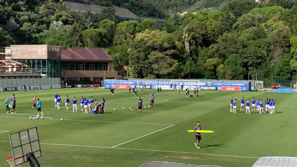 Oggi ultima seduta stagionale a Bogliasco! La Sampdoria si ritroverà a luglio 26 allenamento sampdoria