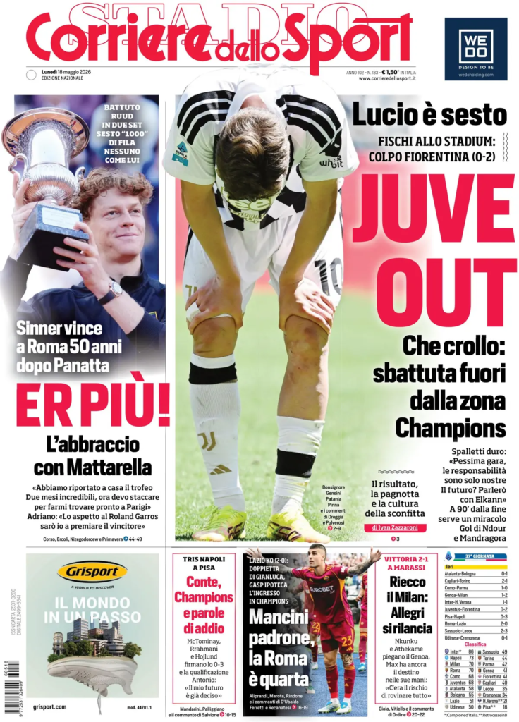 Rassegna stampa Sampdoria: prime pagine quotidiani sportivi - 18 maggio 2026 28 image 16