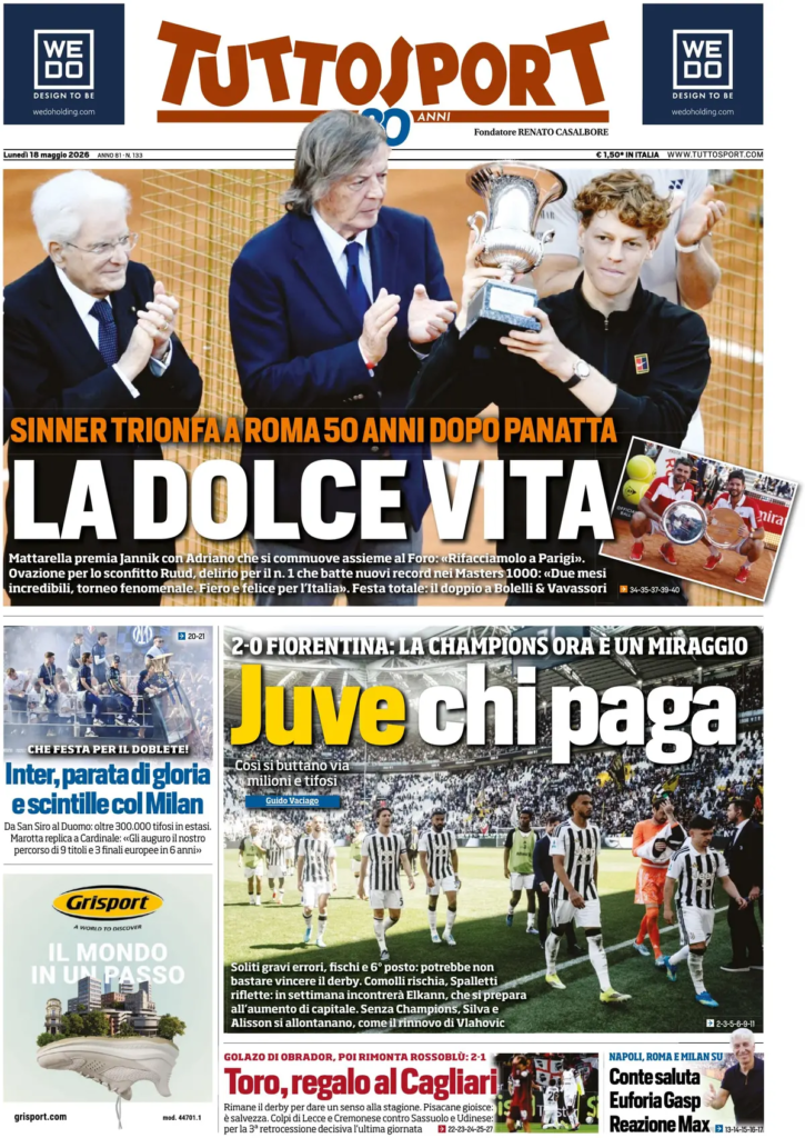 Rassegna stampa Sampdoria: prime pagine quotidiani sportivi - 18 maggio 2026 29 image 17