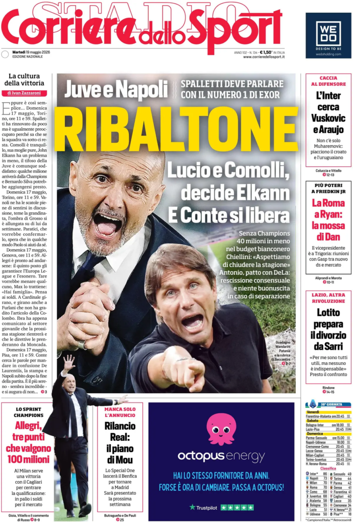 Rassegna stampa Sampdoria: prime pagine quotidiani sportivi - 19 maggio 2026 27 image 21