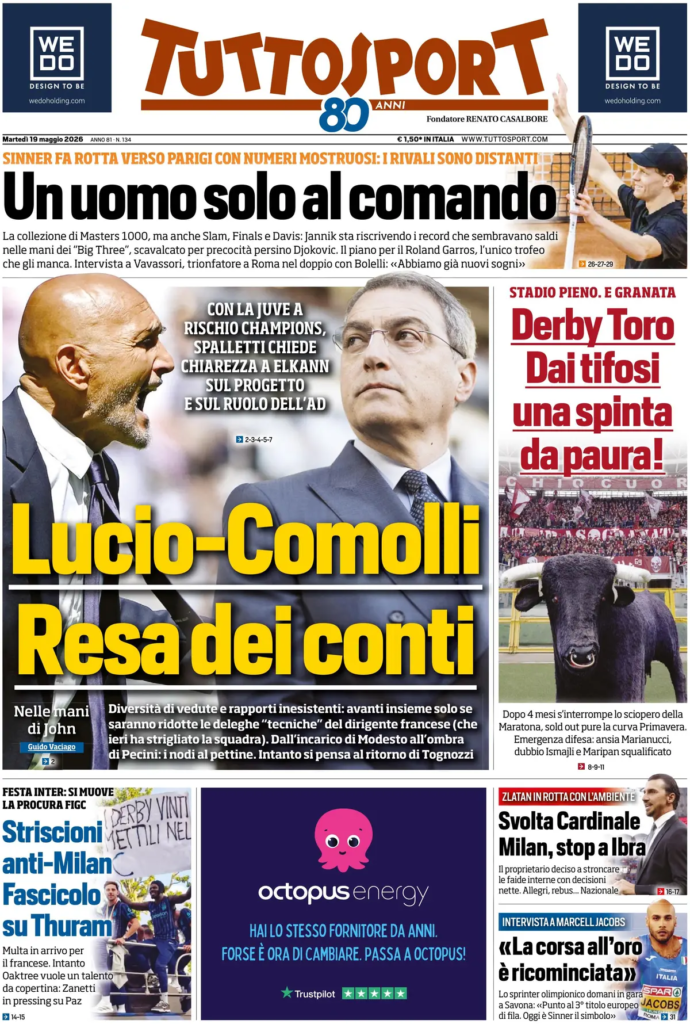 Rassegna stampa Sampdoria: prime pagine quotidiani sportivi - 19 maggio 2026 28 image 22