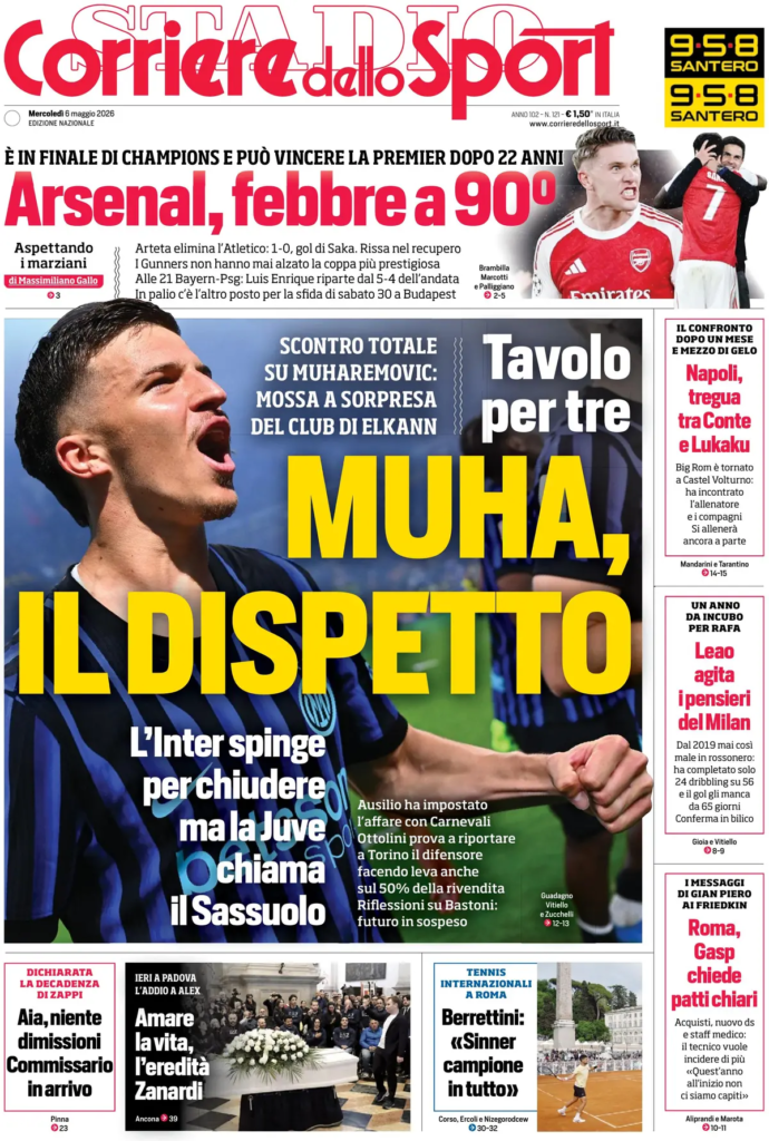Le prime pagine dei principali quotidiani sportivi – 6 maggio 28 image 5
