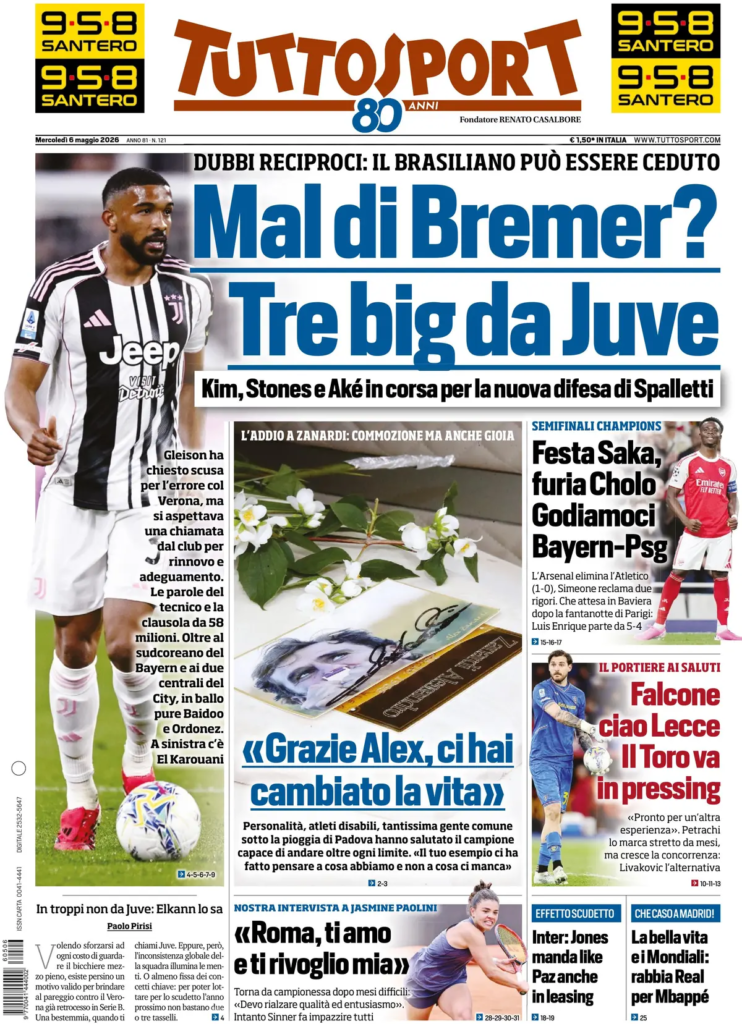 Le prime pagine dei principali quotidiani sportivi – 6 maggio 29 image 6