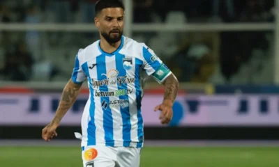 Insigne in campo con il Pescara