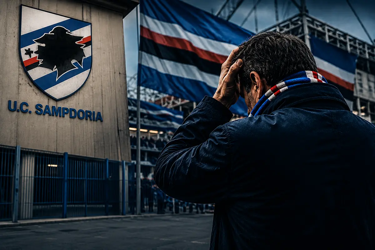 La Samp del futuro, tifosi increduli: 40 milioni 26 Tifosi Samp disperato