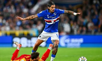 Rebus Venuti, tra il rischio scadenza e il recupero dalla rottura del crociato 29 Venuti Sampdoria Catanzaro
