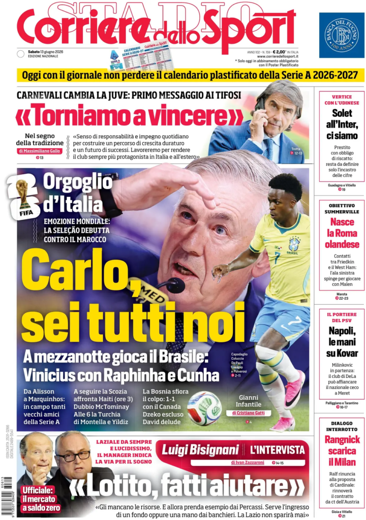 Le prime pagine dei principali quotidiani sportivi – 13 giugno 28 image 15