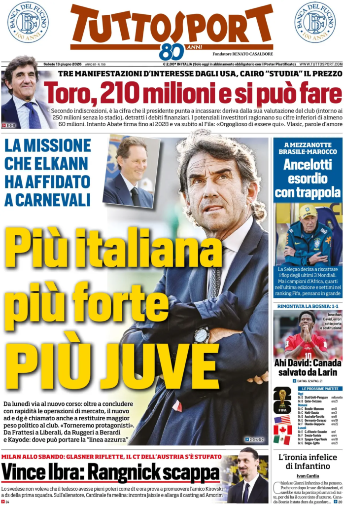 Le prime pagine dei principali quotidiani sportivi – 13 giugno 29 image 16