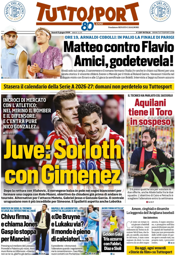Le prime pagine dei principali quotidiani sportivi – 5 giugno 29 image 8