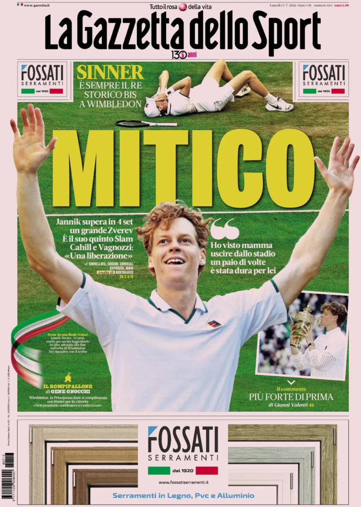 Le prime pagine dei principali quotidiani sportivi – 13 luglio 27 image 11