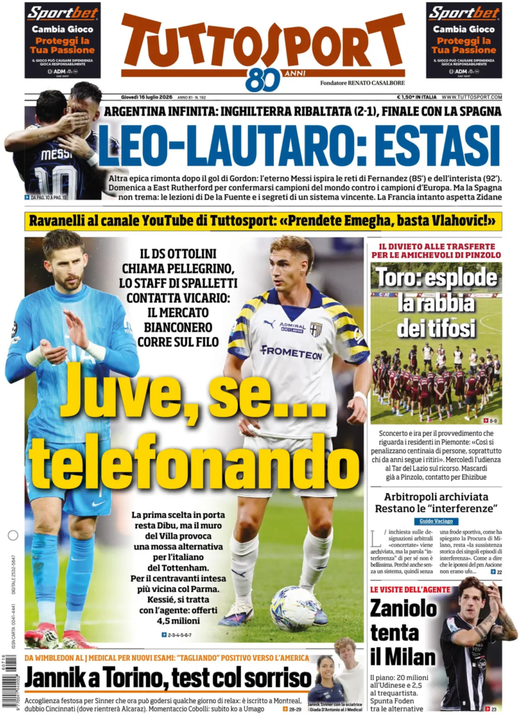 Le prime pagine dei principali quotidiani sportivi – 16 luglio 29 image 23