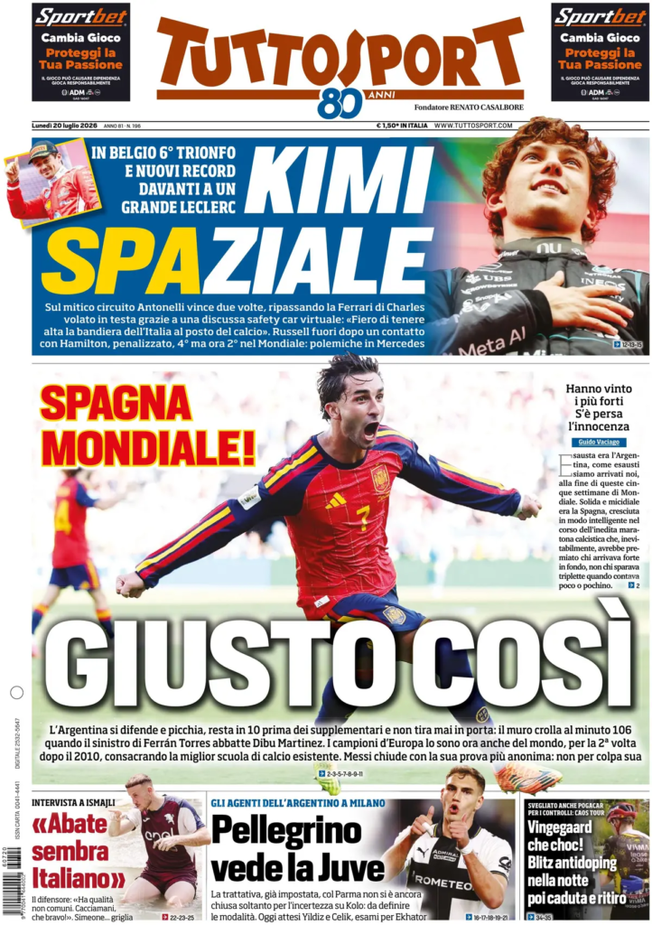 Rassegna stampa Sampdoria: prime pagine quotidiani sportivi - 20 luglio 2026 29 image 27