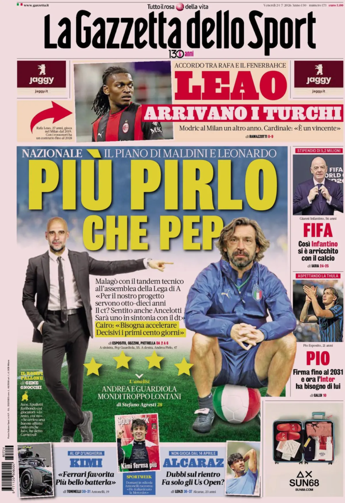 Le prime pagine dei principali quotidiani sportivi – 24 luglio 27 image 29