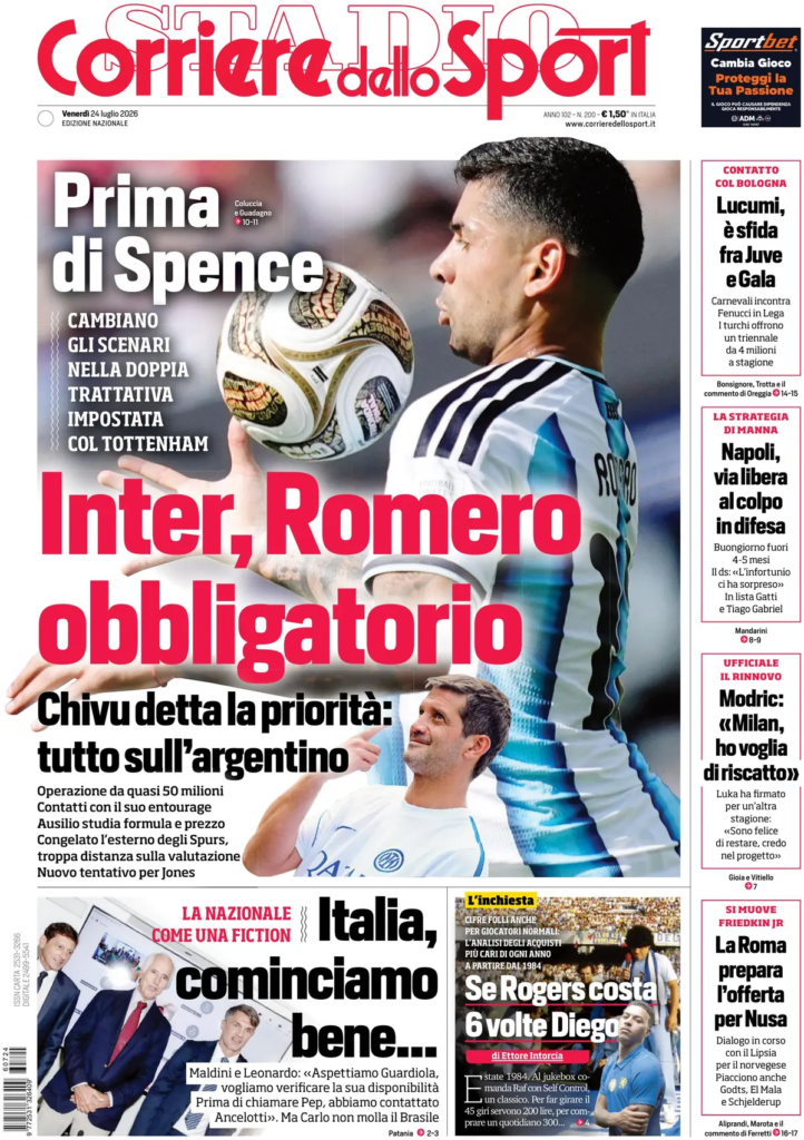 Le prime pagine dei principali quotidiani sportivi – 24 luglio 28 image 30