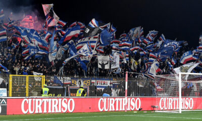 Sampdoria Cagliari, prosegue la contestazione dei tifosi: spuntano manifesti con messaggi espliciti 29 tifosi Sampdpria MG5 3371 1