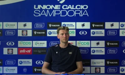 Sampdoria, Lauritsen ai box: l'attaccante salta il Cesena ma punta il rientro contro la Juve Stabia 27 Lauritsen