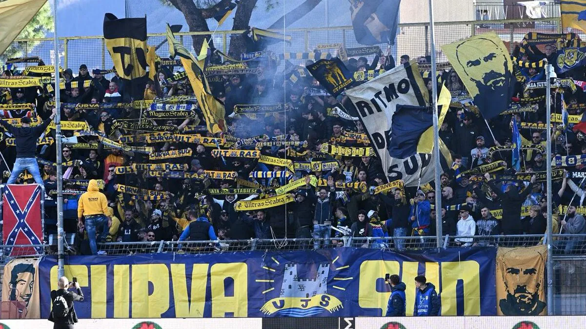 Sampdoria Juve Stabia, pericolo palle inattive. La parabola statistica di Candellone 26 Tifosi Juve Stabia e1744729747752
