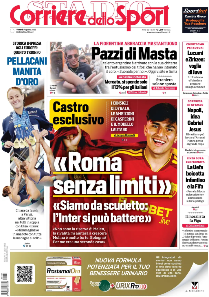 Rassegna stampa Sampdoria: prime pagine quotidiani sportivi - 7° agosto 2026 28 image 16