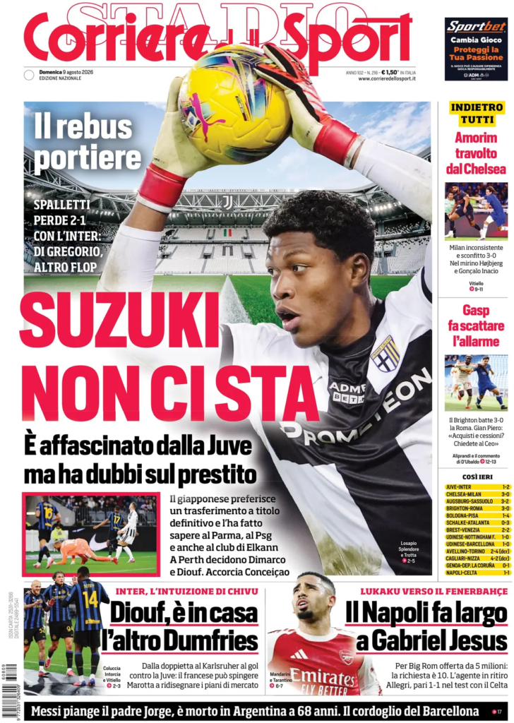 Rassegna stampa Sampdoria: prime pagine quotidiani sportivi - 9 agosto 2026 28 image 20