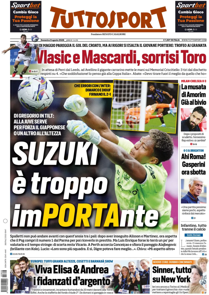 Rassegna stampa Sampdoria: prime pagine quotidiani sportivi - 9 agosto 2026 29 image 21