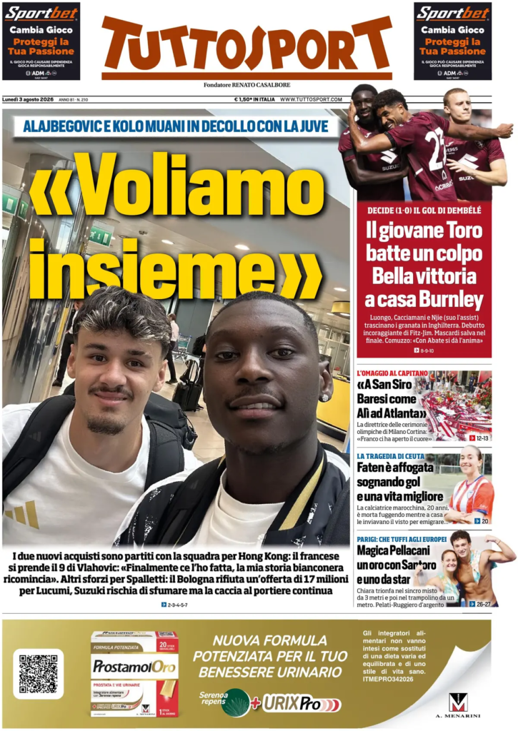 Rassegna stampa Sampdoria: prime pagine quotidiani sportivi - 3° agosto 2026 29 image 8