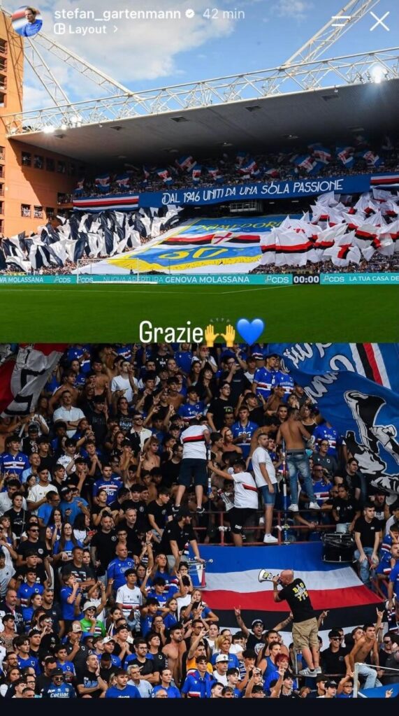 Gartenmann reagisce all’errore contro il Catanzaro e ringrazia i tifosi della Sampdoria - FOTO 2 GARTENMANN