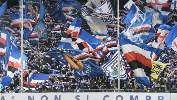 Tifosi sampdoria a 1 1