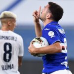 esultanza gol bonazzoli sampdoria bologna