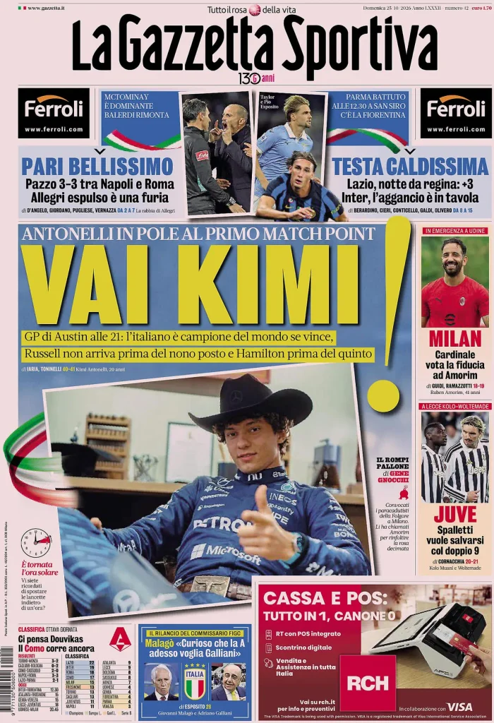 La gazzetta dello sport 03151411e862j