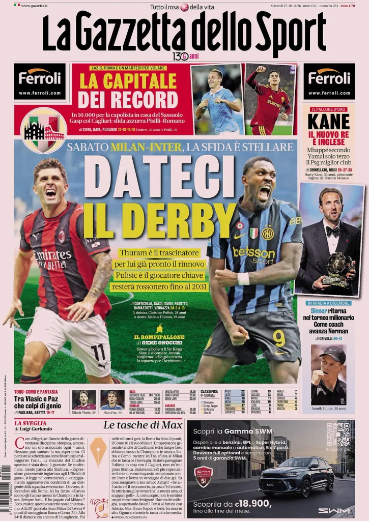 La gazzetta dello sport 031807u2e5yn3