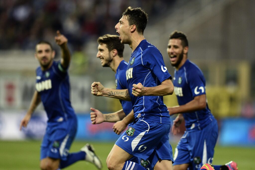 Acerbi esulta sassuolo away ottobre 2014 ifa
