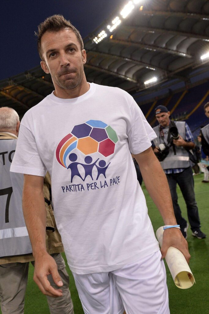 Del Piero: «Montella intelligente, Quagliarella da Europeo» 1 del piero partita pace agosto 2014 ifa