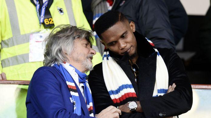 ferrero-etoo-tribuna-sampdoria-gennaio-2015-ifa Olinga