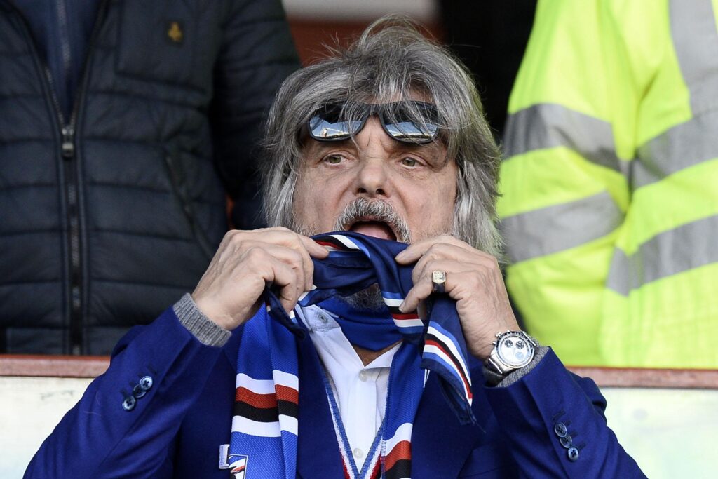 La Samp pensa a Dória per la difesa 1 ferrero sciarpa tribuna gennaio 2015 ifa