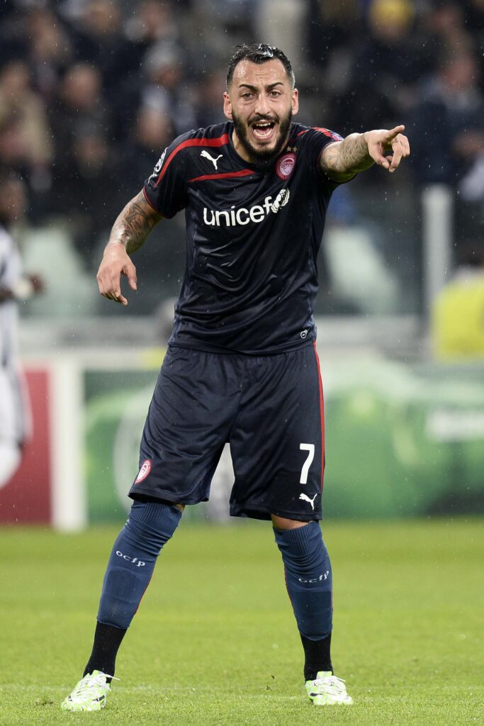 Mitroglou urla olympiacos champions league away novembre 2014 ifa