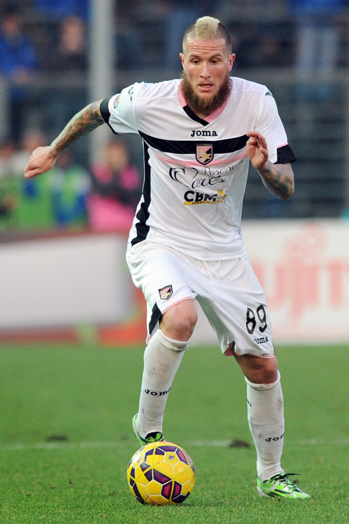 Sampdoria-Palermo, rosanero senza squalificati 1 morganella azione palermo away dicembre 2014 ifa