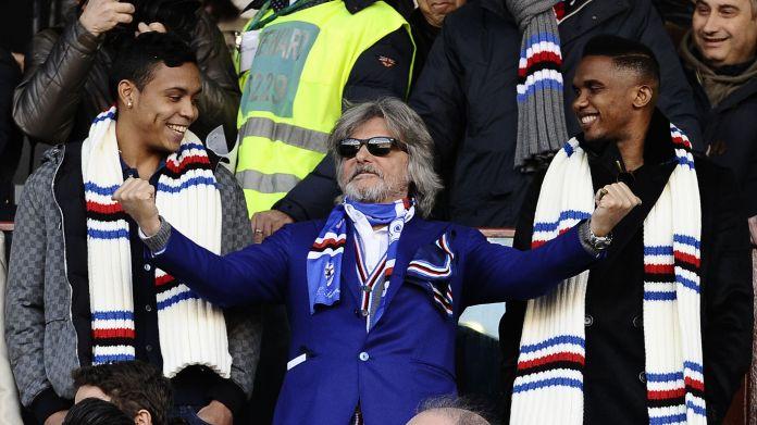 muriel-ferrero-etoo-tribuna-sampdoria-gennaio-2015-ifa Sampdoria acquisti ferrero calciomercato