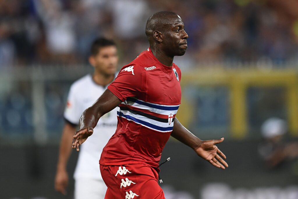 Okaka esulta sampdoria third agosto 2014 ifa