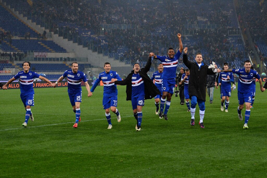 Sampdoria esulta marzo 2015 ifa