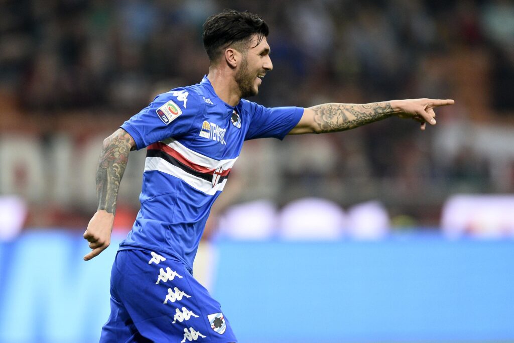 Soriano: «Mercato? Non ci penso. Col Cesena tocca a noi fare la partita» 1 soriano esulta sampdoria aprile 2015 ifa