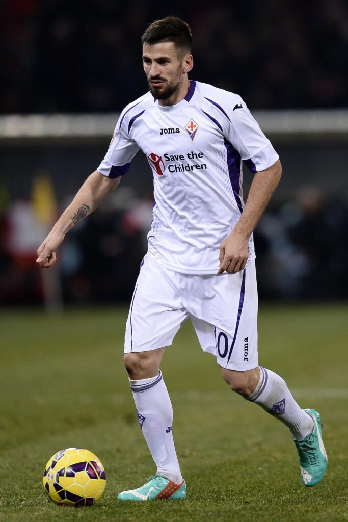 Tomovic azione fiorentina away febbraio 2015 ifa