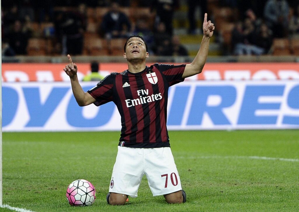 Serata amara per la Samp: Bacca regala la vittoria al Milan 1 bacca esulta milan marzo 2016 ifa