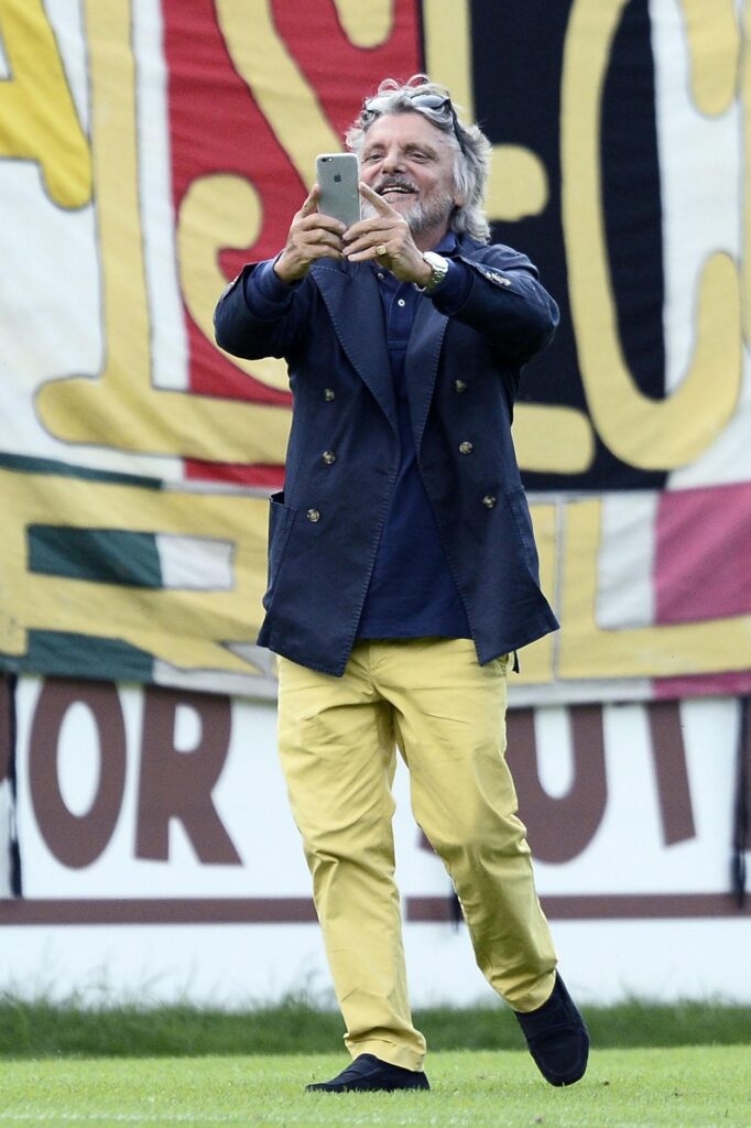 Ferrero: «Giampaolo un professore, il progetto è il progetto» 1 ferrero selfie sampdoria luglio 2015 ifa