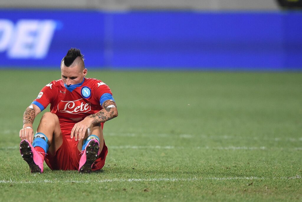Hamsik disteso napoli third agosto 2015 ifa