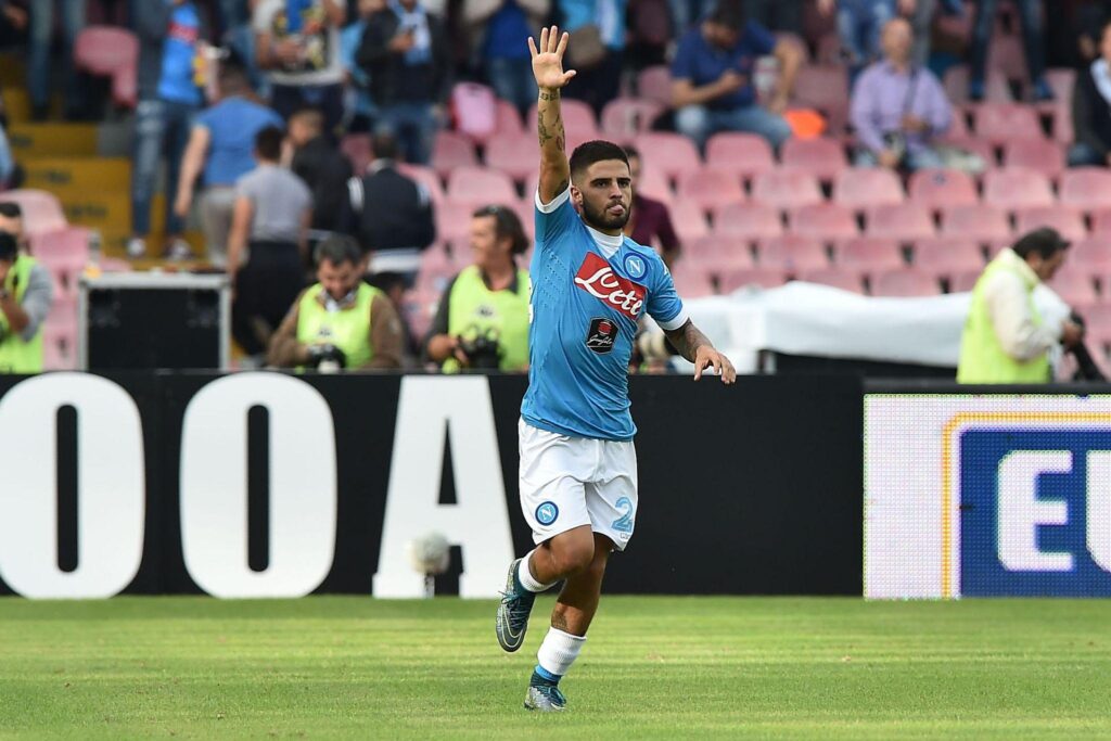 Ag. Insigne: «Fanno piacere i complimenti di Cassano» 1 insigne esulta bis napoli ottobre 2015 ifa