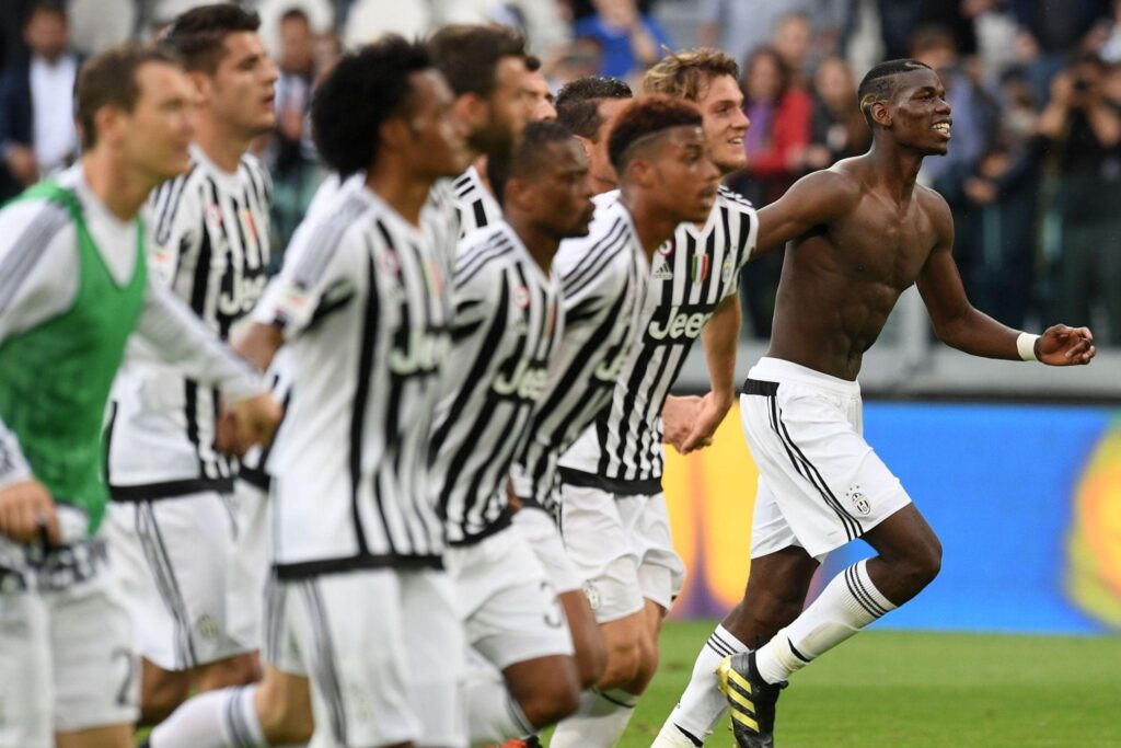 Juventus esultanza bis aprile 2016 ifa