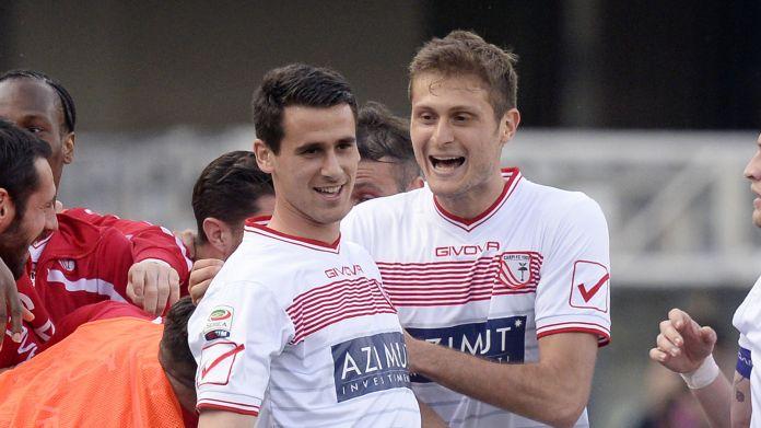 lasagna-esulta-carpi-marzo-2016-ifa lasagna sampdoria