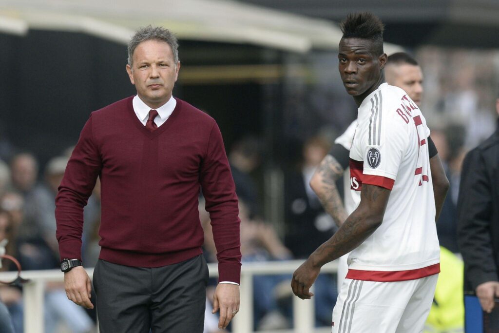 Mihajlovic: « Curioso di vedere come andrà contro la Sampdoria. Con le piccole facciamo fatica» 1 mihajlovic balotelli milan away aprile 2016 ifa